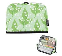 Lily of Valley - Astuccio grande per matite con cerniera, per ragazzi, ragazze, adolescenti, ragazze, estetico, per adulti e bambini, per il rientro a scuola