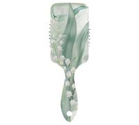 Lily Of Valley Flower Fresh friendly pennello per phon Massaggio del cuoio capelluto progettato per capelli ricci con manico ergonomico cepillo para definir rizos