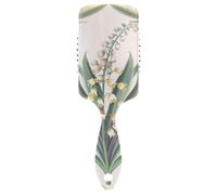 Lily Of Valley Spazzola per capelli Boho friendly per capelli spessi Progettato massaggiatore testa cuoio capelluto per phon con manico ergonomico cepillo para cabello