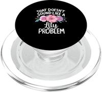 LILY Personalized Cute Flower Girls LILY Name PopSockets PopGrip per MagSafe