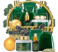 LILY ROY - Set di cesti regalo da bagno spa per donne Set di cesti regalo per bagno e corpo per donne Regali di Natale Falena