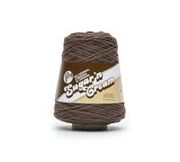 Lily Sugar N Cream Cones - Gomitolo di filato marrone caldo, 1 confezione da 400 g, 100% cotone, pettinato #4 (medio), 600 m, per maglia/uncinetto