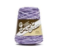 Lily Sugar N Cream Cones Purple Haze - 1 confezione da 400 g, 100% cotone pettinato #4 (medio), 600 m, per maglia/uncinetto