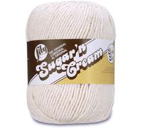 Lily Sugar 'N Cream Filato Per Maglieria Aran 70.9G - 0004 Ecru