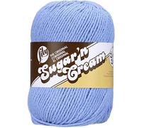 Lily Sugar 'N Cream Super Size Yarn, Cornflower, Big Ball