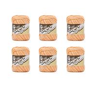 Lily Sugar'N Cream Super Size Soleil - Confezione da 6 gomitoli da 85 g - Cotone - 4 Medium (pettinato) - 137 metri - per maglia/uncinetto