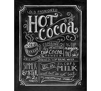 Lily & Val Hot Cacao, 40 x 50 cm, Tela Stampe, Multicolore