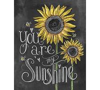 Lily & Val Stampa su Tela Lily And Val Sunshine, Cotone, Multicolore, 1.80 x 40.00 x 50.00 cm