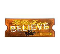 LILYDEAL Polar Exp Credere Perforato Round Trip Replica Biglietto (1)