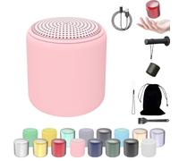 Lilyrhyme Sound Machine, Mini Sound Machine For Travel, Portable Bluetooth Speaker In Macaroon Color, White Noise Machine For Sleeping Adult (Pink)