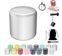 Lilyrhyme Sound Machine, Mini Sound Machine For Travel, Portable Bluetooth Speaker In Macaroon Color, White Noise Machine For Sleeping Adult (Pearl White)