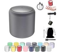 Lilyrhyme Sound Machine, Mini Sound Machine For Travel, Portable Bluetooth Speaker In Macaroon Color, White Noise Machine For Sleeping Adult (Titanium Gray)