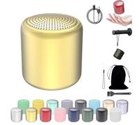 Lilyrhyme Sound Machine, Mini Sound Machine For Travel, Portable Bluetooth Speaker In Macaroon Color, White Noise Machine For Sleeping Adult (Yellow)