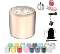 Lilyrhyme Sound Machine, Mini Sound Machine For Travel, Portable Bluetooth Speaker In Macaroon Color, White Noise Machine For Sleeping Adult (Champagne Gold)