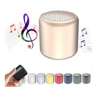 Lilyrhyme Sound Machine, Portable Bluetooth Speaker in Macaroon Color, Travel White Noise Mini Sound Machine, Portable Sound Machine for Sleeping, for Office Home Travel (Brown)