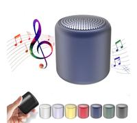 Lilyrhyme Sound Machine, Portable Bluetooth Speaker in Macaroon Color, Travel White Noise Mini Sound Machine, Portable Sound Machine for Sleeping, for Office Home Travel (Navy)