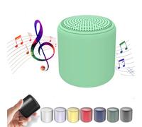 Lilyrhyme Sound Machine, Portable Bluetooth Speaker in Macaroon Color, Travel White Noise Mini Sound Machine, Portable Sound Machine for Sleeping, for Office Home Travel (Green)