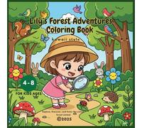 Lily's Forest adventures Coloring Book -kawaii style for Kids Ages 4-8