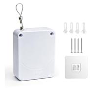 Lily's Home Chiudiporta compatto - Chiusura automatica morbida e silenziosa - Adatto per porte scorrevoli, schermi, vetri, armadietti - facile da installare con adesivo 3M e viti - 6,1 cm × 7,9 cm
