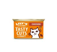 Lily's Kitchen Bocconcini Gustosi con Pollo per Gatti - Cibo Umido Naturale, Sen