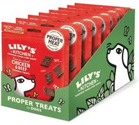 Lily's Kitchen Cane Naturale Snack Adulti Pollo & Manzo Formazione Snack 8 X 70g