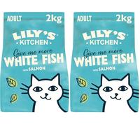 Lily's Kitchen - Crocchette sane e deliziose di pesce per gatti, 2 kg (Confezione da 2)