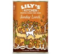 Lily's Kitchen Dinner 6 x 400 g umido cane - Pollo con Patate & Piselli