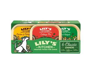 Lily's Kitchen Dog Classic Dinners multipack 6x150 gr 2x Manzo 2x Agnello 2x Carni bianche - 1° ORDINE? scegli lo sconto BZR5 / BZR20 + 200 punti fedeltà