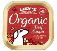Lily's Kitchen Dog Umido Organic Beef Supper Vaschetta 150gr