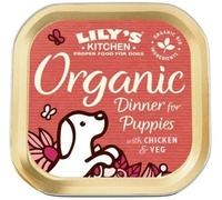 Lily's Kitchen Dog Umido Organic Dinner for Puppy Vaschetta 150gr