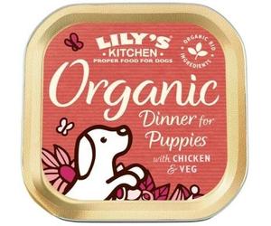 Lily's Kitchen Dog Umido Organic Dinner for Puppy Vaschetta 150gr