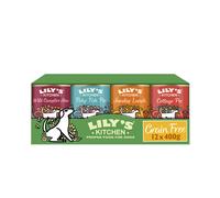 Lily's Kitchen Menù umido Grain Free per cane – Salmone, tacchino e aringa – 24 x 400 g