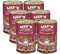 LILYS KITCHEN Kit Risparmio 6x400G Lily's Kitchen Recipe Dog CERVO FAGIANO