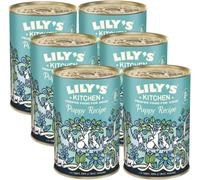 LILYS KITCHEN Kit Risparmio 6x400G Lily's Kitchen Recipe Dog PUPPY TACCHINO E ANATRA