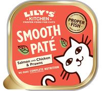 Lily'S Kitchen Mangime Umido per Gatti Adulti, Vaschetta Di Salmone Con Pollo E