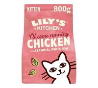 Lily's Kitchen Natural Kitten, cibo secco per gatti, pollo e pesce bianco, 800 g