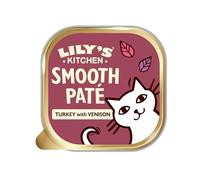 Lily's Kitchen Paté Morbido Tacchino e Cervo per Gatti Adulti - Cibo Umido Naturale, Senza Cereali, Ricco di Carne (19 x 85 g)