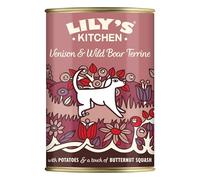 Lily's Kitchen Prodotto con ingredienti naturali Cibo umido per Cani con Terrina, Cervo e Cinghiale 6 x 400 g