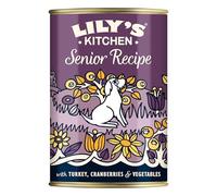 Lily's Kitchen Prodotto con ingredienti naturali Cibo umido per cani Ricetta per cani senior con tacchino 6 x 400 g