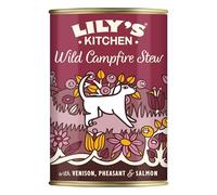 Lily's Kitchen Prodotto con ingredienti naturali Cibo umido per cani Spezzatino di cervo con fagiano e salmone 6 x 400 g