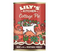 Lily's Kitchen Prodotto con ingredienti naturali Cibo umido per Cani Tortino di manzo 6 x 400 g