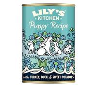 Lily's Kitchen Prodotto con ingredienti naturali Cibo umido per Cuccioli con Tacchino e Anatra 6 x 400 g