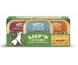 Lily's Kitchen senza cereali di Cibo umido per cani Multipack ─ 6er Vaschette (6 x 150g)