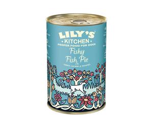 Lily's Kitchen Umido 400 gr Torta salata di pesce con piselli - confezione da 6 pezzi - Cibo umido per cani - 1° ORDINE? scegli lo sconto BZR5 / BZR20 + 200 punti fedeltà