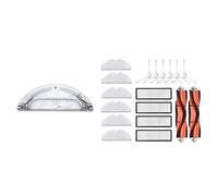 LILYY 1 Pz Per Mijia 1C Sostituzione Elettricamente Controllato Serbatoio & 1 Set Spazzola Principale Spazzola Laterale Kit Filtri Hepa