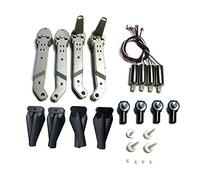 LILYY Accessori per droni E88 teng1 rc Drone Quadcopter e88 PRO Parti di Elicottero elica Puntelli Lame Motori Braccio Motore Gear Set Facile da installare(Red)