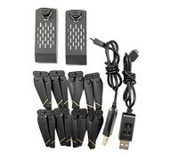 LILYY Accessori per droni for 4DRC V4 Parti Batterie 4D-V4 Richie RC Drone Quacopter Eliche Lame Parti Facile da installare