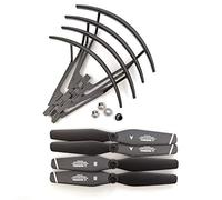 LILYY Accessori per droni for SP500 GPS RC Drone Protezione della Copertura Eliche Lame Gear Protector SP500 Quadcopter Motori Braccio Kit di Ricambio Facile da installare(White)