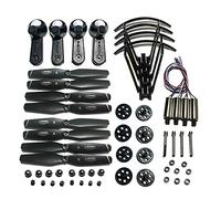 LILYY Accessori per droni S166 GPS RC Drone Motore Motori Braccio di Protezione della Copertura eliche Lame Gear Protector S167GPS S167 Quadcopter Kit di Pezzi di Ricambio Facile da installare(Clear)