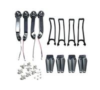LILYY Accessori per droni SG107 Pieghevole RC Drone SG-107 WiFi FPV Quadcopter Pezzi di Ricambio Braccio Elica Protezione Lama Motori Ingranaggi Motore ECC Kit Facile da installare(Navy Blue)